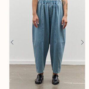 7115 by Szeki Elastic Panel Barrell Trouser, Faded Black XS